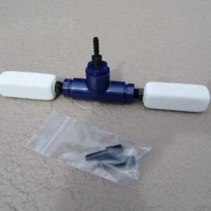 WaterTreats 2 Way Diffuser Manifold Kit w/ 2 x 1"x1"x3" Fine Pore 0.6 cfm